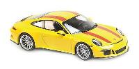 1:43 PORSCHE 911 991 R COUPE - 2016 - YELLOW - MINICHAMPS - 940066221