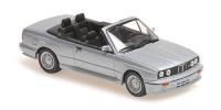 1:43 BMW M3 CABRIOLET (E30) - 1988 – SILVER - MINICHAMPS - 940020332