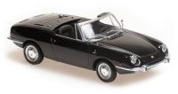 1:43 FIAT 850 SPORT SPIDER - 1968 - BLACK - MINICHAMPS - 940121231