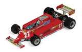 1:43 FERRARI 126 CK 1981 no27 GILLES VILLENEUVE WINNER GP SPAIN- IXO - SF28-81