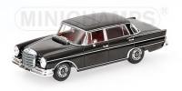 1:43 MERCEDES 300SE LANG 1965 BLACK - MINICHAMPS - 400035201