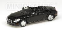 1:43 LEXUS SC430 2001 CABRIOLET BLACK - MINICHAMPS 400166130