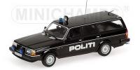 1:43 VOLVO 240 BREAK POLITIE - MINICHAMPS 400171490