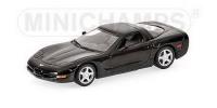 1:43 CHEVROLET CORVETTE 1997 BLACK - MINICHAMPS 430142622