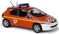 1:43 PEUGEOT 307 POMPIER MEDICINE - NOREV - 473731