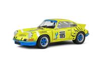 1:18 PORSCHE 911 RSR YELLOW LAFOSSE / ANGOULET TOUR DE FRANCE AUTOMOBILE 1973 - SOLIDO - S1801118