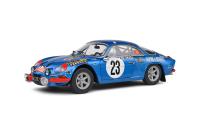 1:18 ALPINE A110 1600S BLUE #23 NICOLAS/VIAL RALLYE MONTE CARLO 1972 - SOLIDO - S1804208
