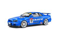 1:18 NISSAN GT R R34 STREETFIGHTER CALSONIC TRBUTE BLUE 2000 - SOLIDO - S1804307
