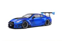 1:18 NIssan GT-R (R35) W/ Liberty Walk Body Kit 2.0 Metallic Blue 2020 - SOLIDO - S1805801