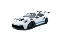 1:18 PORSCHE 911 GT3RS WHITE WITH BLUE STRIPES 2024 - SOLIDO - S1812102