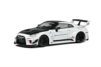 1:43 NISSAN GTR R35 LB SILHOUETTE White/Black Hood - SOLIDO - S4311203