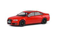 1:43 AUDI S8 D3 RED W/BLACKLINE - SOLIDO - S4313304