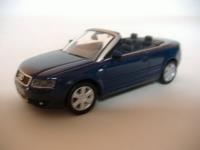 1:43 AUDI A4 CABRIO BLUE - SCHUCO - 27222