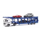 1:72 MERCEDES ACTROS AUTOTRANSPORT + 3 CARS - SCHUCO - 3406512