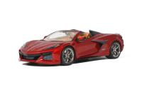 1:18 CHEVROLET Corvette C8 Cabriolet Z06 2022 Red Mist Metallic - GT SPIRIT - GT402
