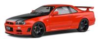 1:18 NISSAN SKYLINE GT-R (R34)-Active Red-1999 - SOLIDO - S1804305