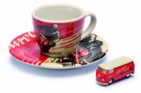 1:90 PICCOLO Set espresso cup with VOLKSWAGEN VW T1 - SCHUCO - 450986000